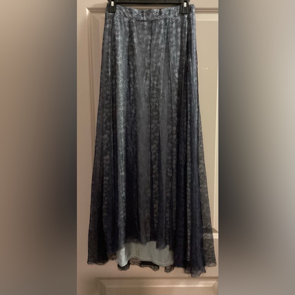 Free People Shape Of You Lace 2 piece Skirt Set in Navy Size Small - Picture 15 of 16
